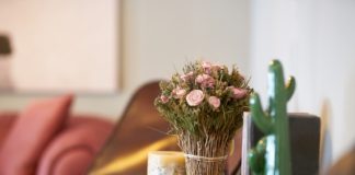 Blomster på bord